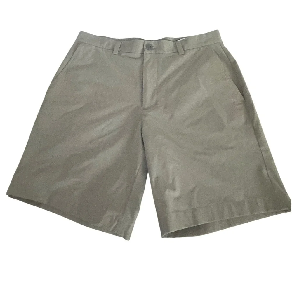 Vineyard Vines Performance Breaker Shorts Khaki‎ Tan Mens 35 Golf Stretch Casual